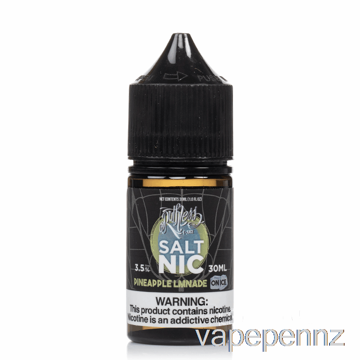 Pineapple Lemonade on ICE - Ruthless Salts - 30mL 35mg VAPE NZ